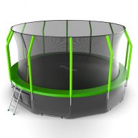 Батут EVO JUMP Cosmo 16ft (Green) с нижней сеткой